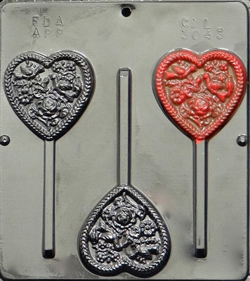 1606 Heart Oreo Cookie Chocolate Candy Mold